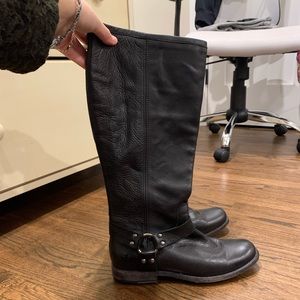 Frye Moto Knee Boots